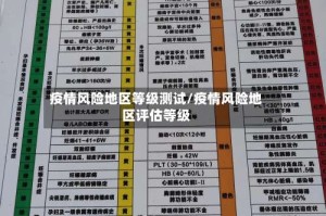 疫情风险地区等级测试/疫情风险地区评估等级