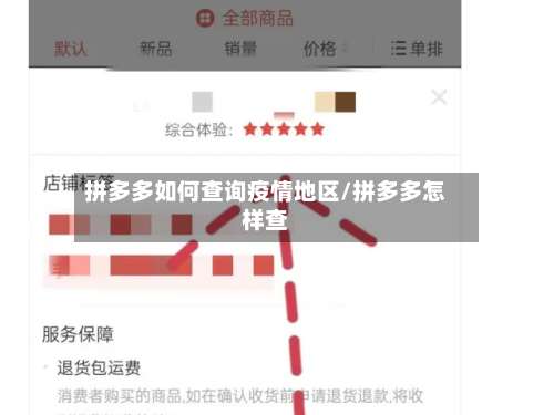 拼多多如何查询疫情地区/拼多多怎样查-第3张图片