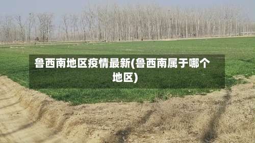 鲁西南地区疫情最新(鲁西南属于哪个地区)-第1张图片